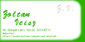 zoltan veisz business card